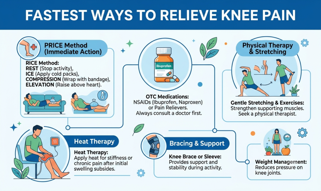 What Is the Fastest Way to Relieve Knee Pain?